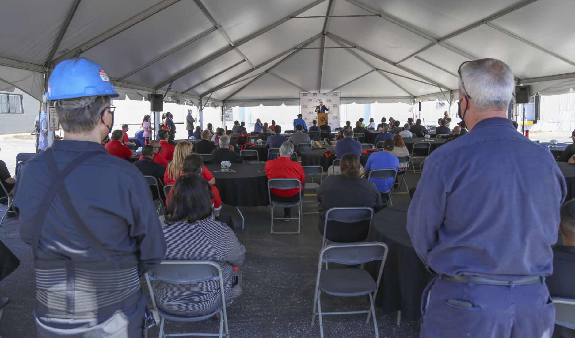 Alliance steel/Gov. Eric Holcomb